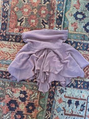 Princess Polly Dusty Lavender Ruffle Circle Skirt